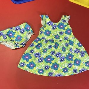 Kidgets toddler size 18m cute dress with bloomers and cut out area on back